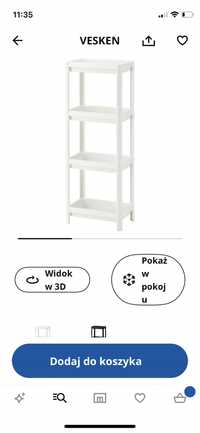 Vesken IKEA regał