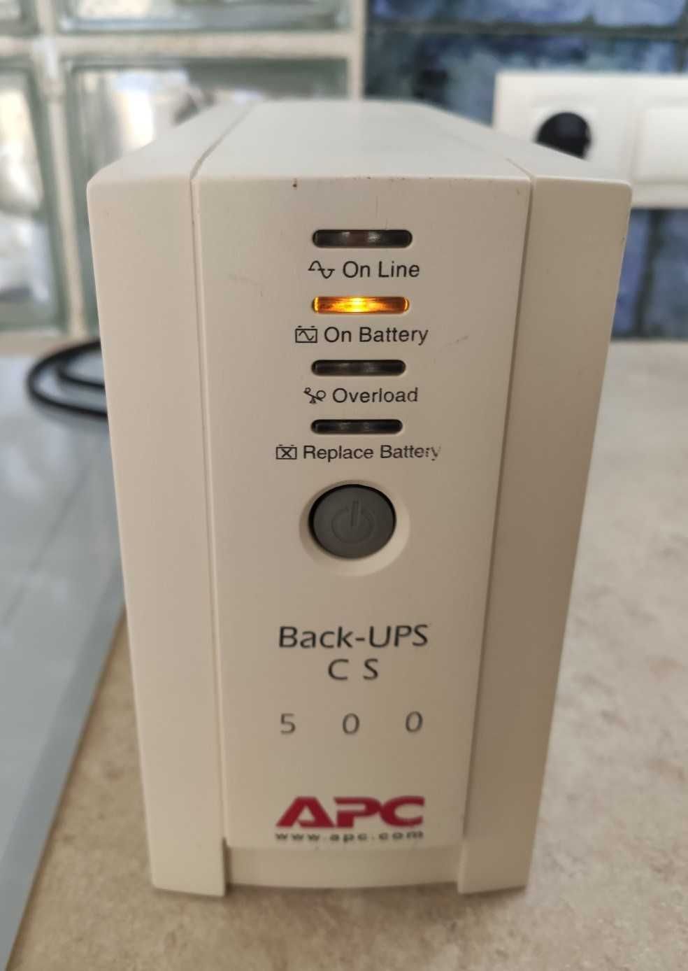 Безперебійник ДБЖ APC Back-UPS 500 CS, не робочий