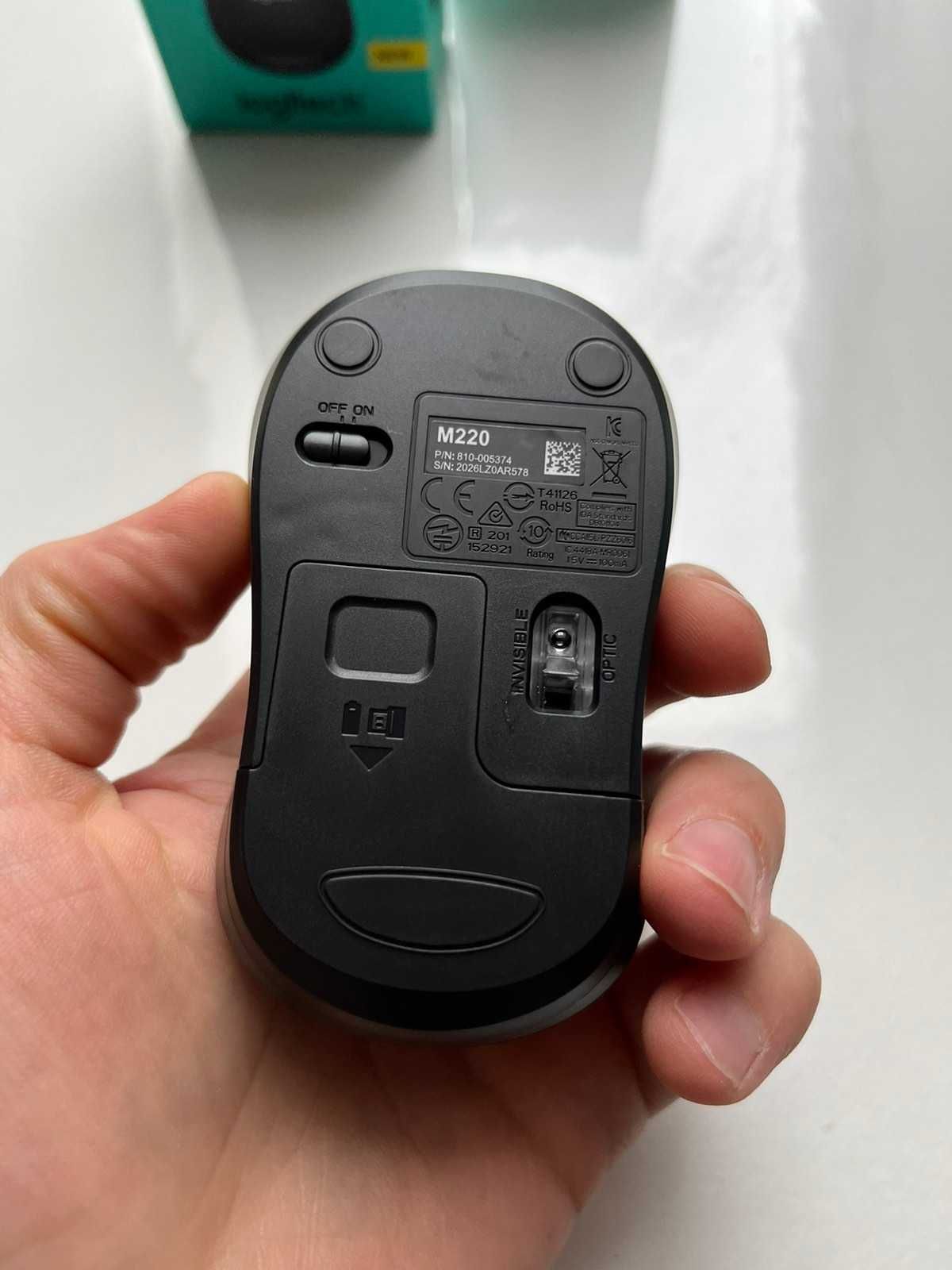 Беспроводная мышка Logitech M220 Тихий Клик (нова)