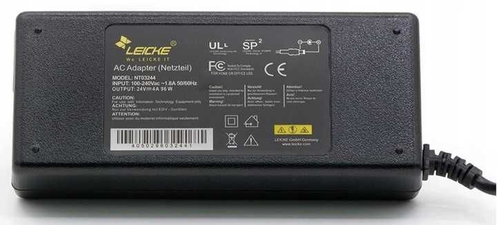 LEICKE NT03244 Zasilacz 24V 4A 2,5mmx5.5mm 96W
