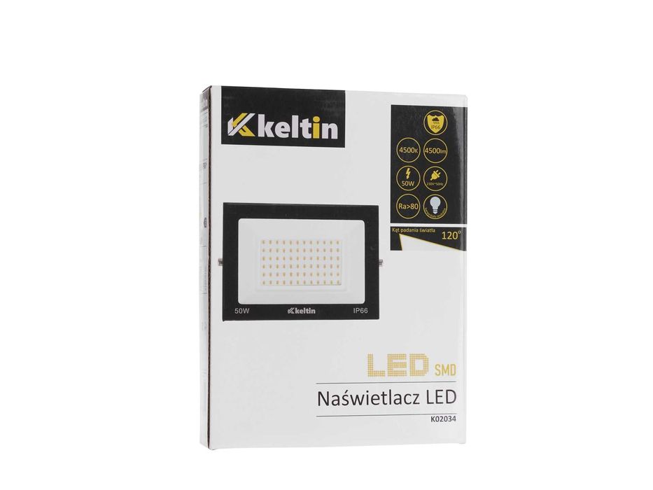 Naświetlacz HALOGEN SLIM LED 50W barwa biała neutral zimna 6500K 1865