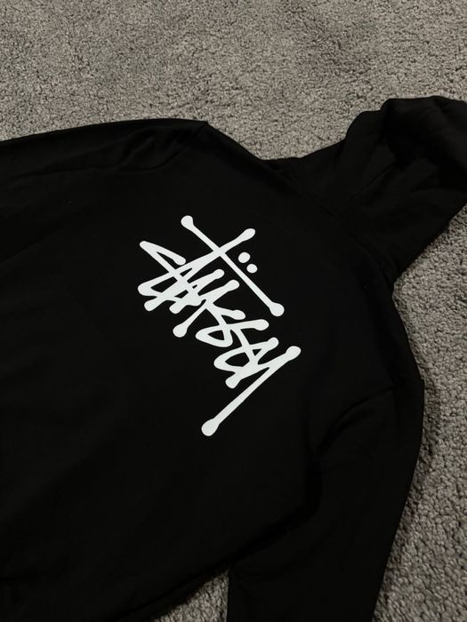Худі Stussy / Чорне худі Стусі унісекс / Худи Стуси