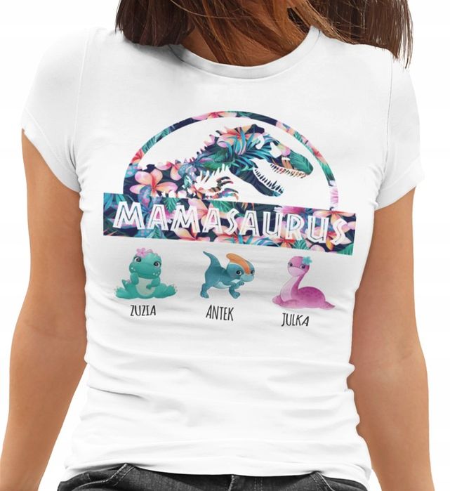 Koszulka Prezent Dla Na Dzień Mamy Mamasaurus 3xl