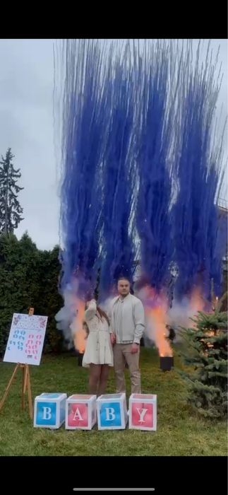 Димовий спалах Гендер Паті Кольоровий Дим Спишки Свадьба Предложения