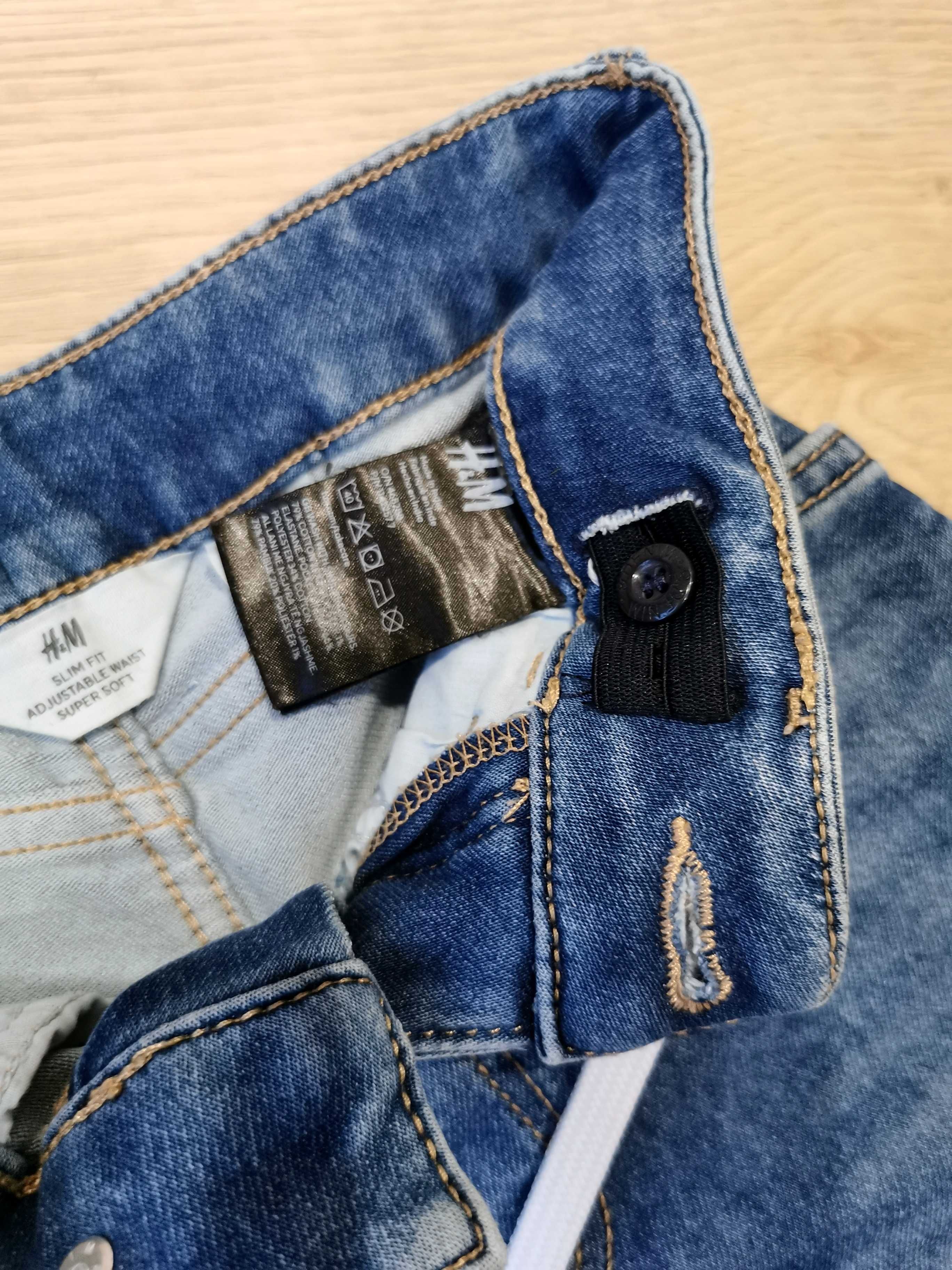 Krótkie jeansowe spodenki SLIM FIT Super Soft 134 miękkie