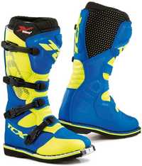 TCX X-BLAST ROYAL BLUE/YELLOW FLUO buty off-road mx atv enduro