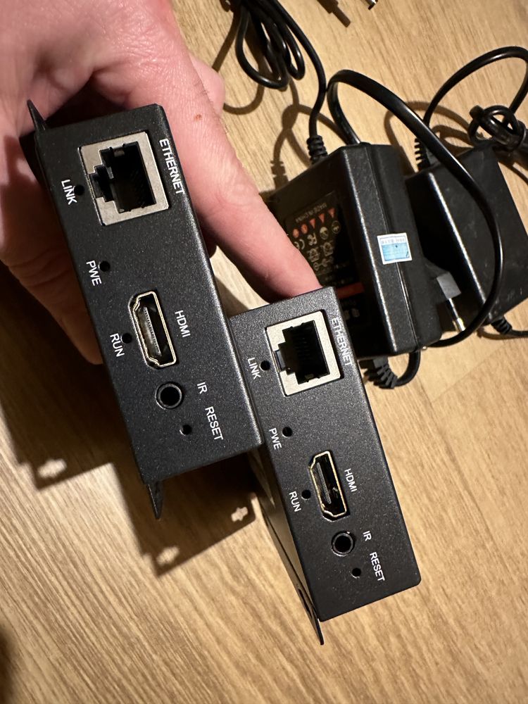 HDMI Extender ethernet + podczerwień / IR