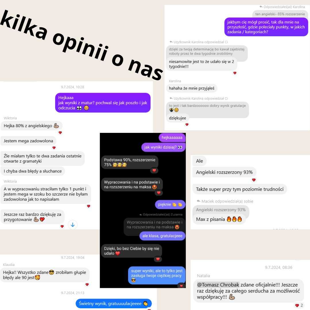 Korepetycje matematyka - poprawka matury