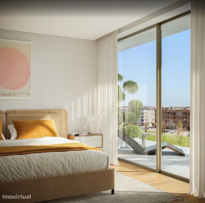 T3 com terraço em frente à praia em Vila do Conde