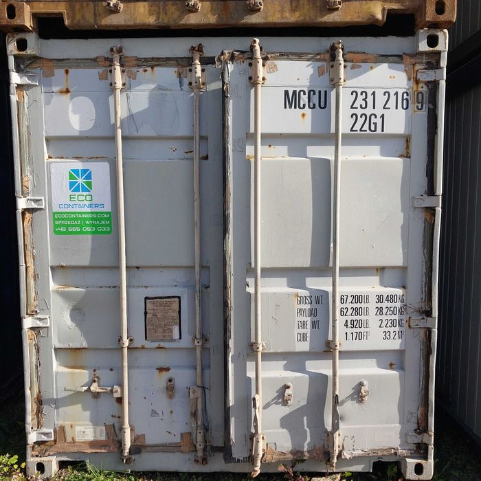 Kontener morski magazynowy używany 20'DC loco Kraków