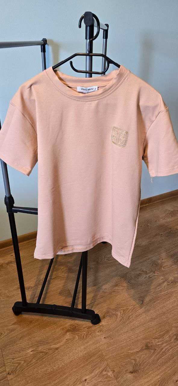 Nowy dres damski 2-częściowy – koszulka i spodnie S, M, L, XL
