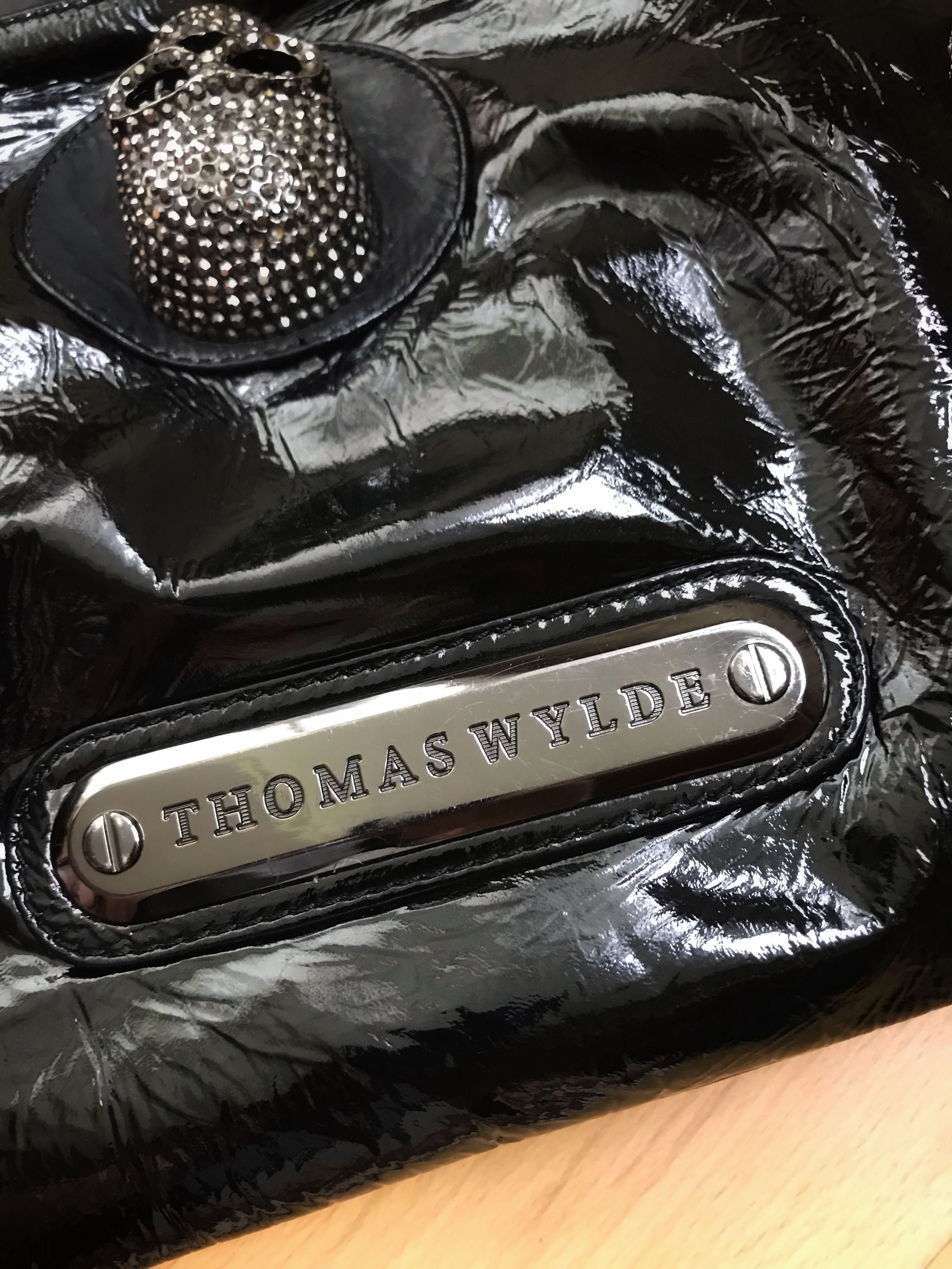 Thomas Wylde чёрный клатч сумка