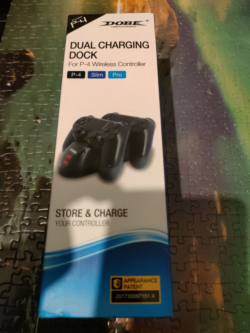 Dock para carregamento de comandos PS4