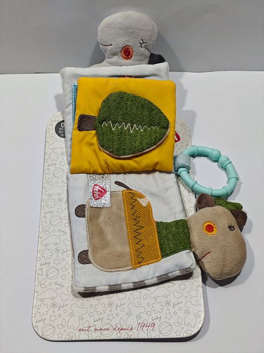 Fehn Książeczka Materiałowa Loppy&Lotta 11X11Cm