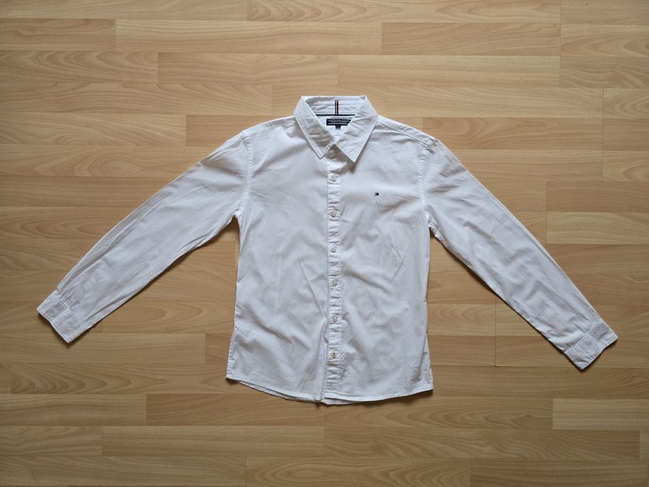 Biała koszula chłopięca Tommy Hilfiger rozm. 152