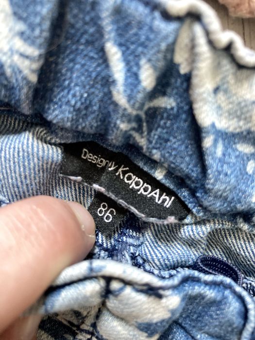 86-92 Kappahl Newbie sweterki ażurowe jeansy dziewczęce