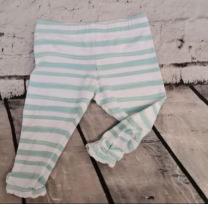 Disney wygodne legginsy za kolano roz 74-80