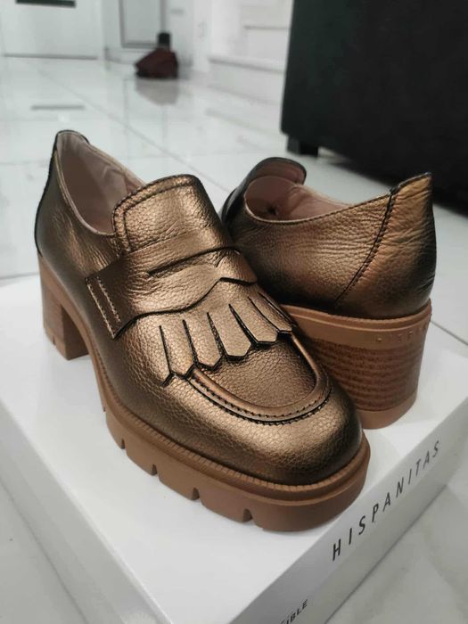 Mokasyny damskie HISPANITAS Skórzane
