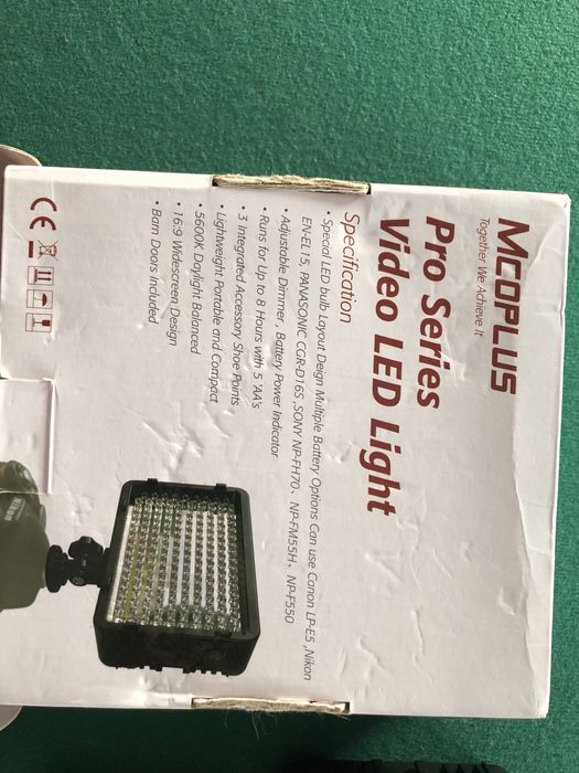 Mcoplus Led198 Bi-Color Video Light