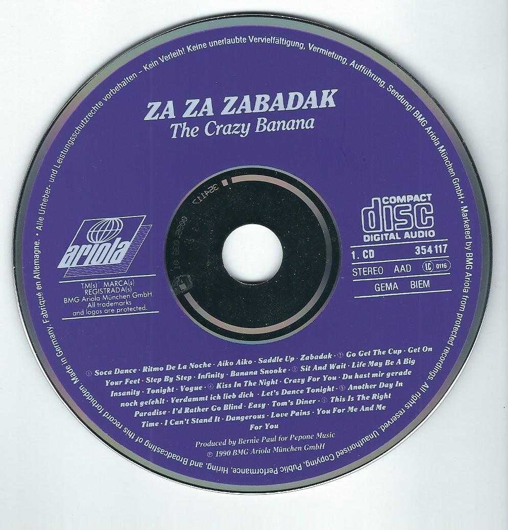 2 CD The Crazy Banana - Za Za Zabadak (1990)