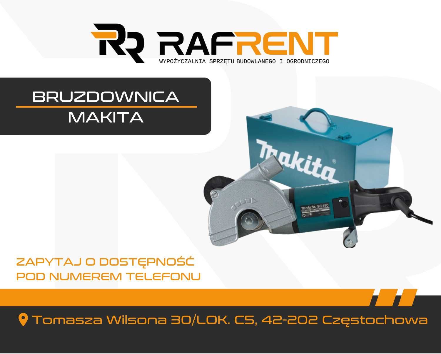 Bruzdownica Makita SG150 - wynajem
