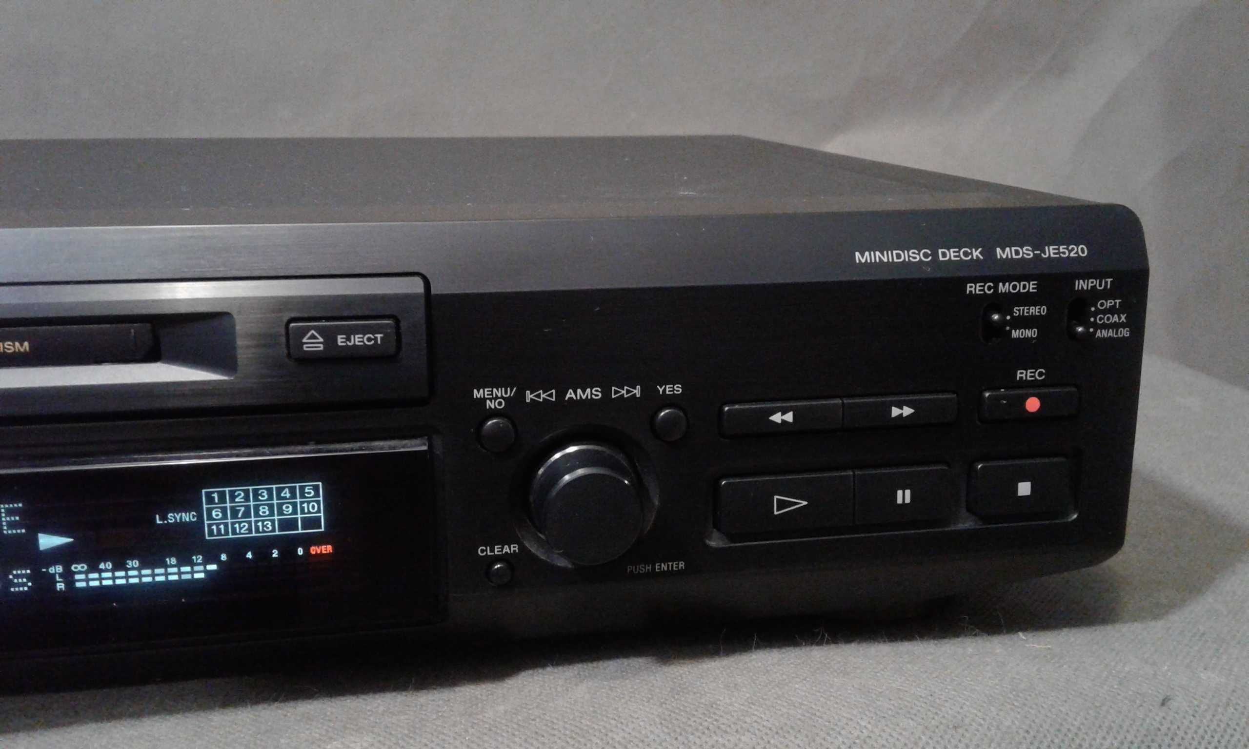 SONY MDS- JE520 ,odtwarzacz md