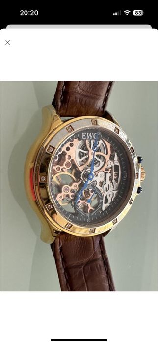 Годинник механічний скилєтон