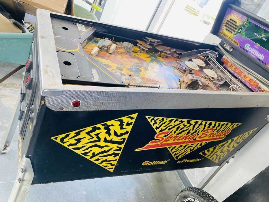 Spring Break Gottlieb Flipper Pinball Diversão Arcade