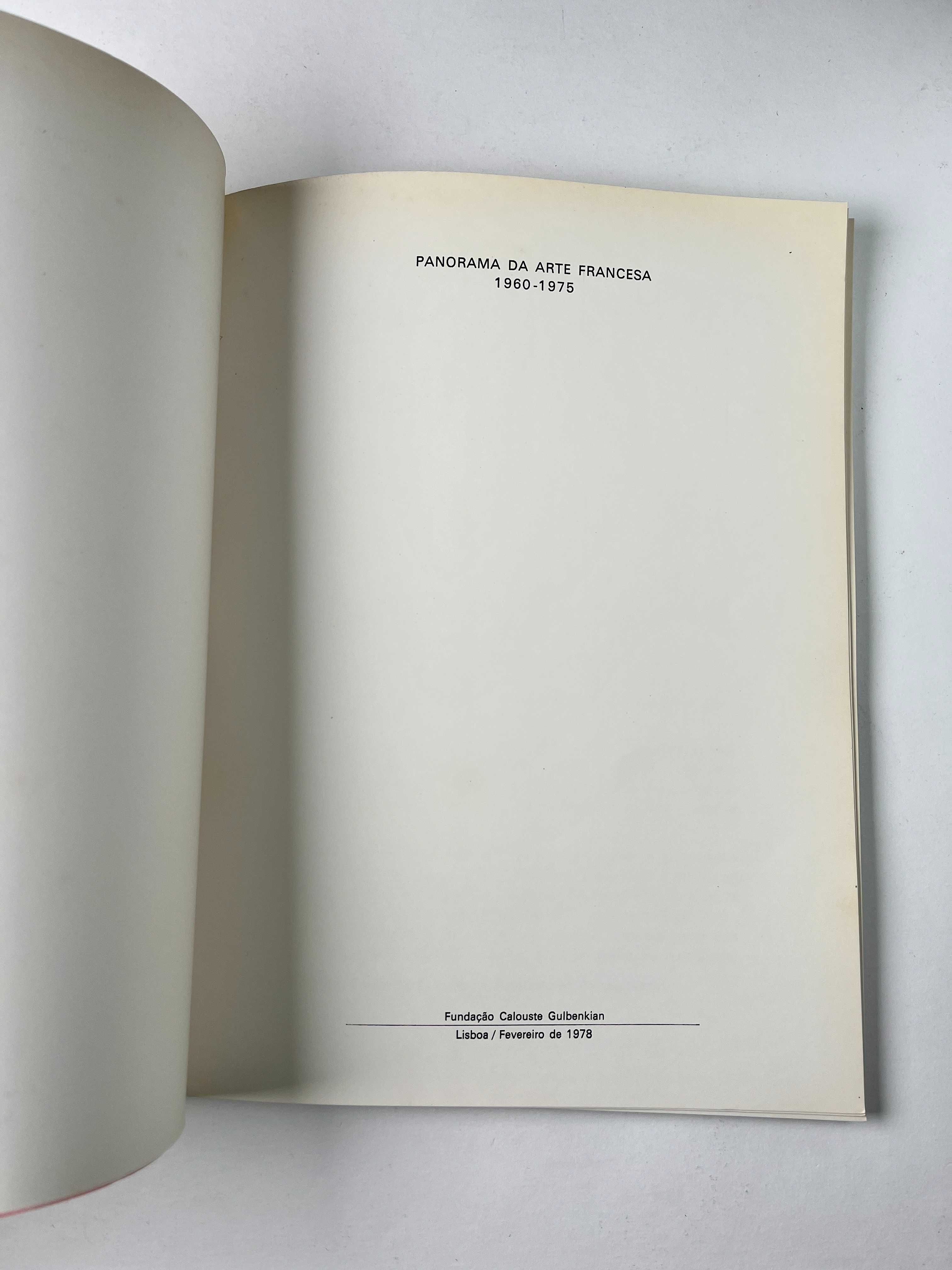 Panorama da Arte Francesa de 1960 a 1975 Gulbenkian 1978