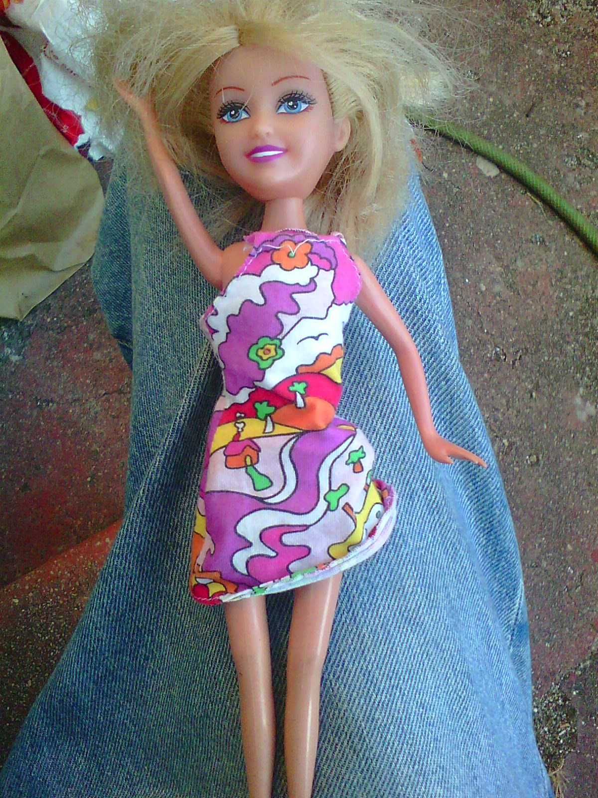 boneca knock off cabelos longos