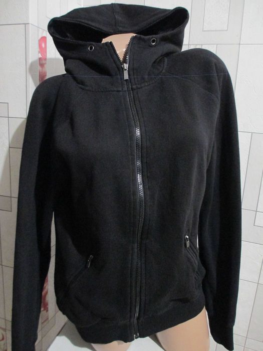 Черная толстовка худи L