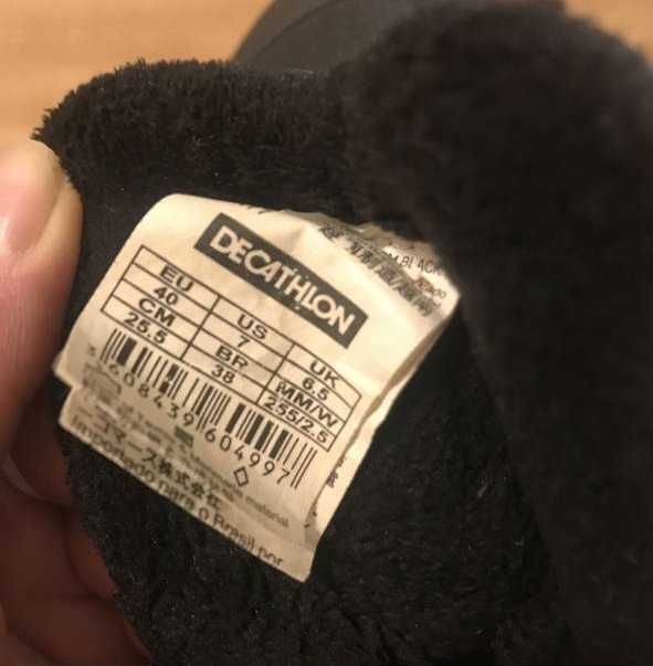 Чоловічі зимові черевики трекінгові Quechua