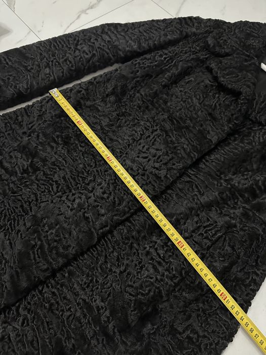 Futro Luksusowy Płaszcz i Czapka Swakara Karakuły