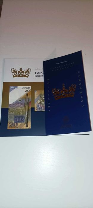 Banknot 20 zł - Tysiąclecie kor. B. Chrobrego - kolekcjonerski 2025 r.