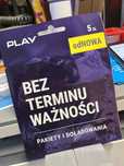 4X Starter Play odNowa 5 PLN Karta SIM Card PrePaid #NicNiePrzepada