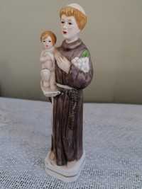 Porcelanowa figurka biskwitowa św. Antoni