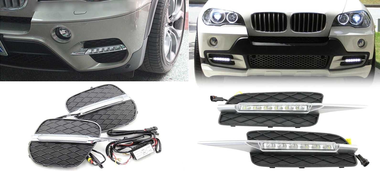 Дневные ходовые огни дхл Drl Led BMW X5 E70 БМВ