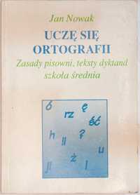 Jan Nowak Uczę się ortografii język polski Nowe wydawnictwo