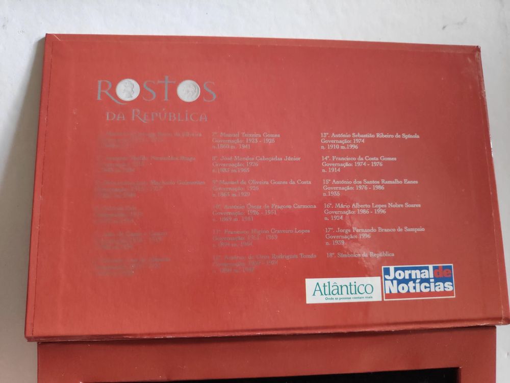 Coleção completa “Rostos da República”