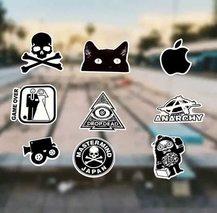 50 шт. Виниловые стикеры, наклейки, водонепроницаемые, для ноутбука