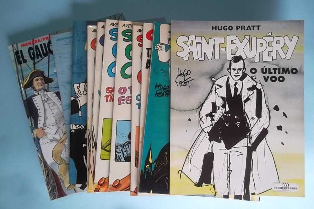 HUGO PRATT - Álbuns edição portuguesa Corto Maltese, Escorpiões etc