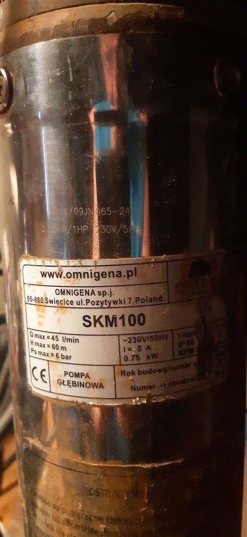 Pompa głębinowa skm100