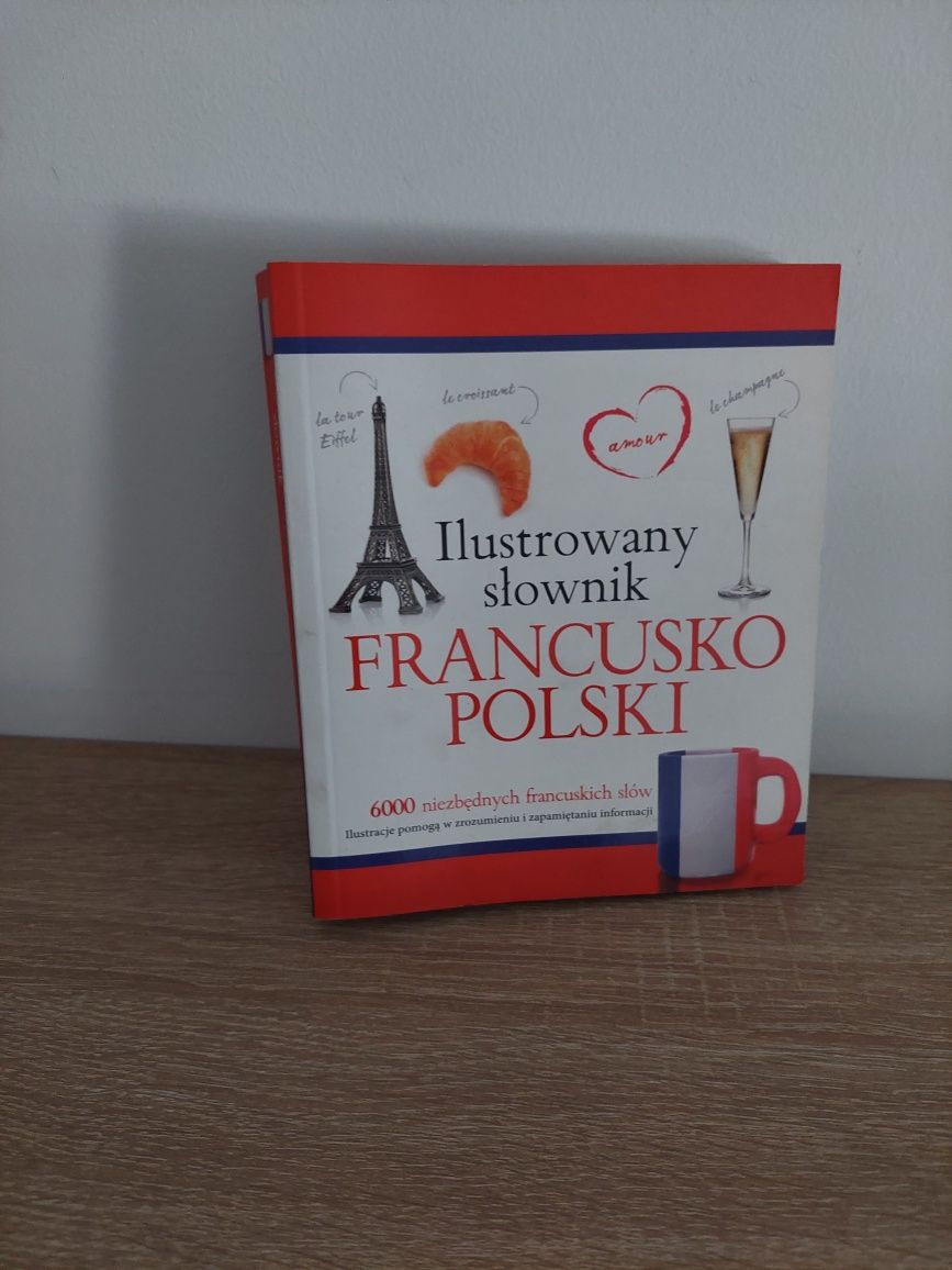 Ilustrowany słownik Francusko Polski Francuski z obrazkami