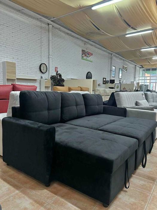 SOFA CAMA CHAISELONGUE REVERSIVEL NOVO LEVAMOS SUA CASA ENVIO GRATIS