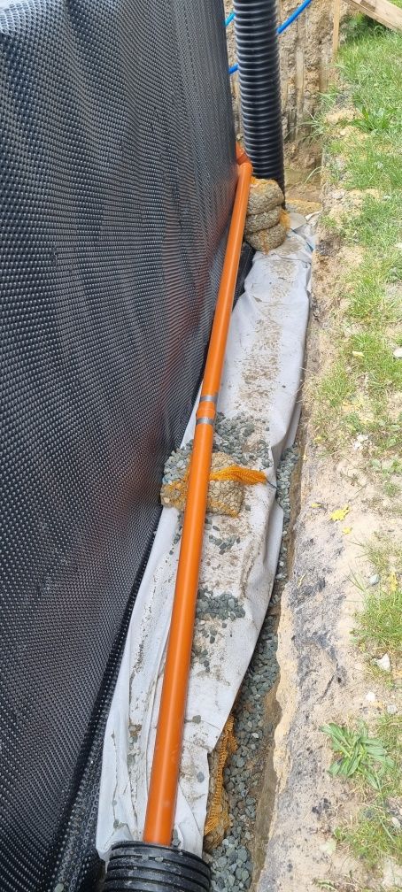 Ocieplanie fundamentów hydroizolacje izolację, drenaż, odwodnienia