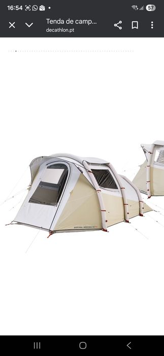Tenda 4 pessoas insuflável air seconds