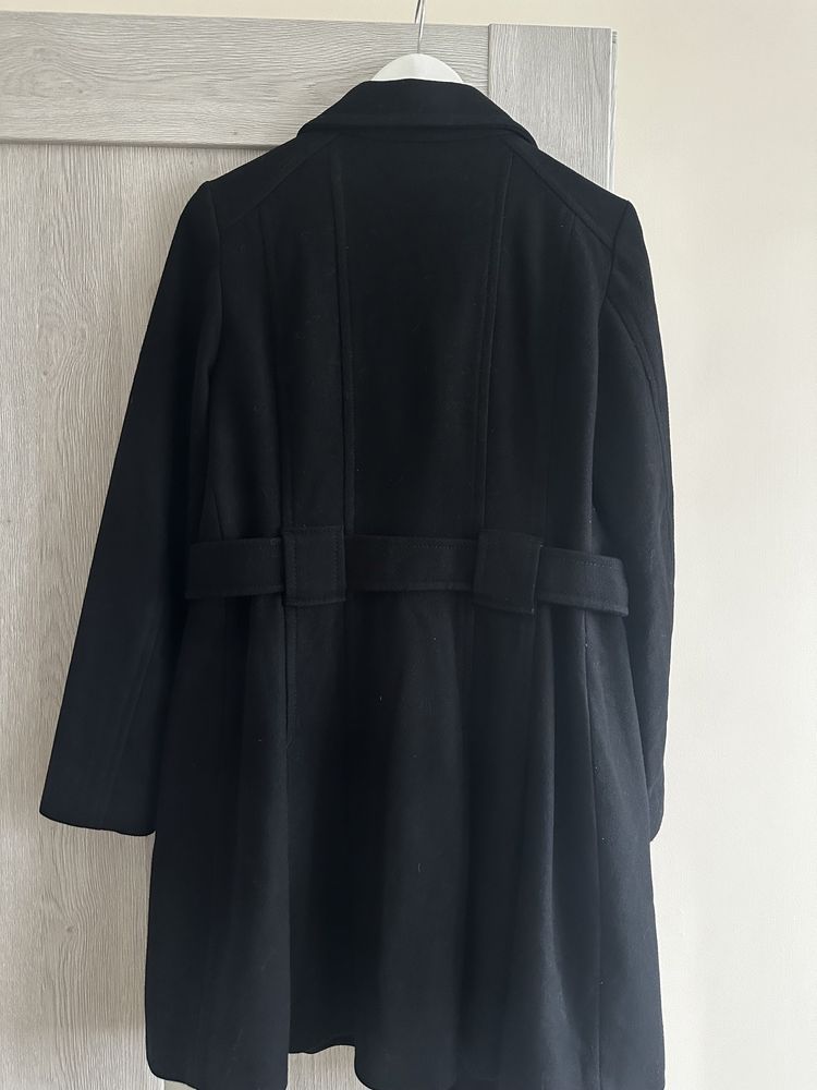 Czarny wełniany płaszcz Esprit 40