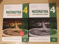 Podręcznik + zbiór zadań - matematyka - klasa 4 - poziom podstawowy