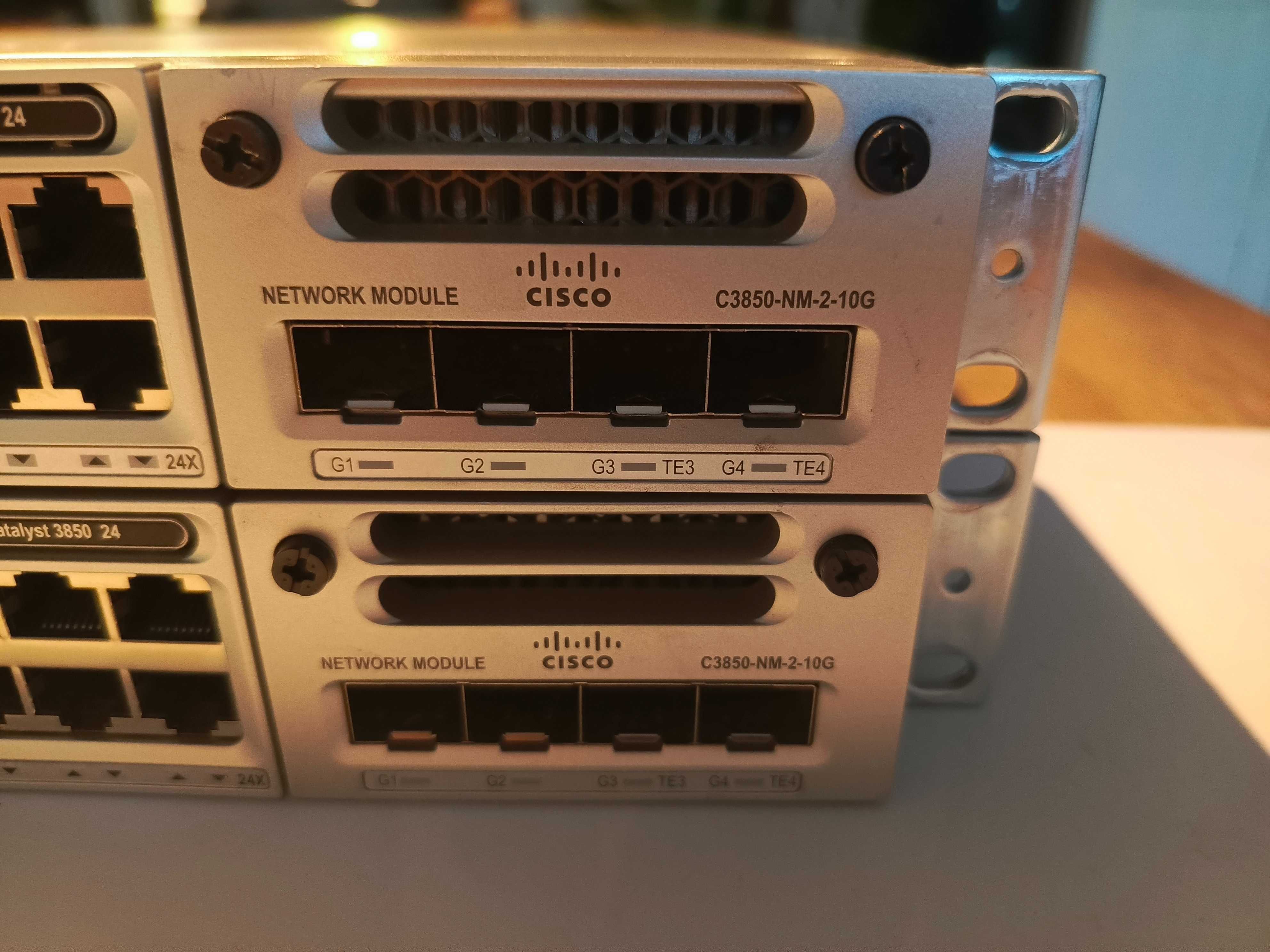 Cisco Catalyst 3850 24 x 2 + moduły + kable
