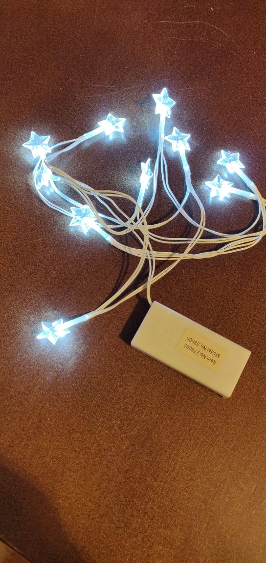 Lampki LED gwiazdki